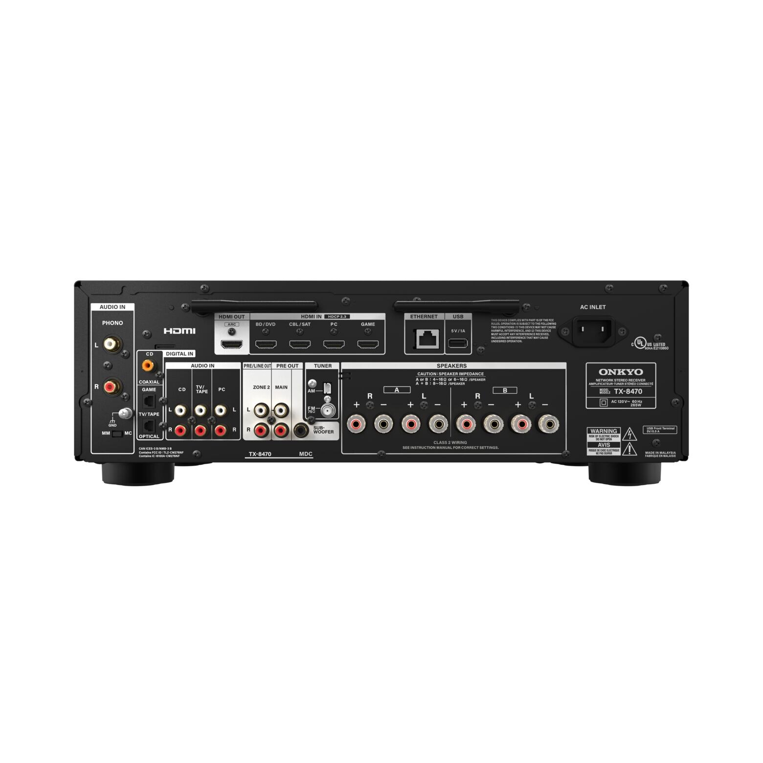Onkyo TX-8470 Hi-Fi Network Stereo Receiver